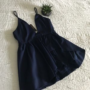 Navy romper/dress